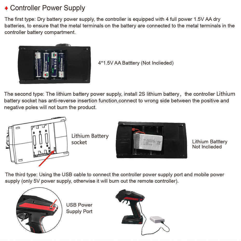 DumboRC-X5-24G-5CH-Transmitter-with-X6F-Receiver-for-JJRC-Q65-MN-90-RC-Vehicles-Boat-Tank-Models-1546290