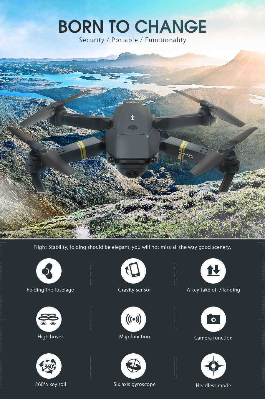 Eachine-E58-WIFI-FPV-With-720P1080P-HD-Wide-Angle-Camera-High-Hold-Mode-Foldable-RC-Drone-Quadcopter-1212232