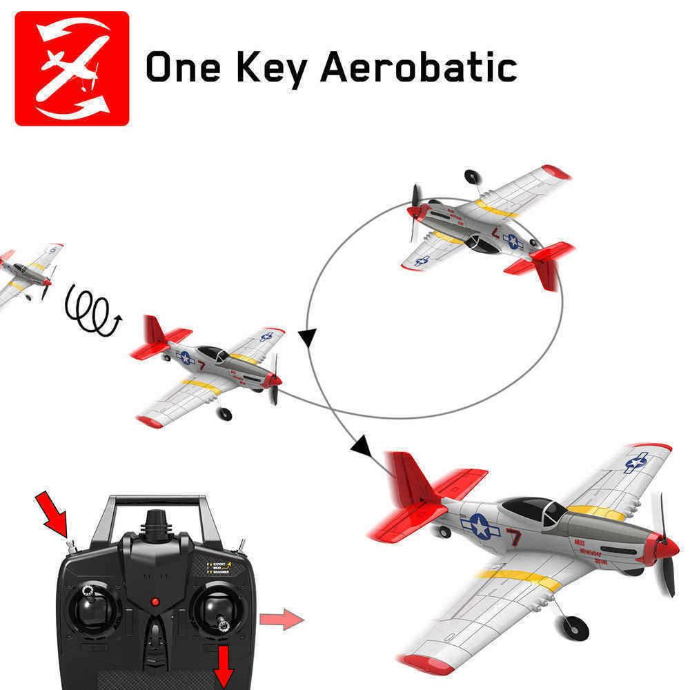 Eachine-Mini-Mustang-P-51D-EPP-400mm-Wingspan-24G-6-Axis-Gyro-RC-Airplane-Trainer-Fixed-Wing-RTF-One-1576734