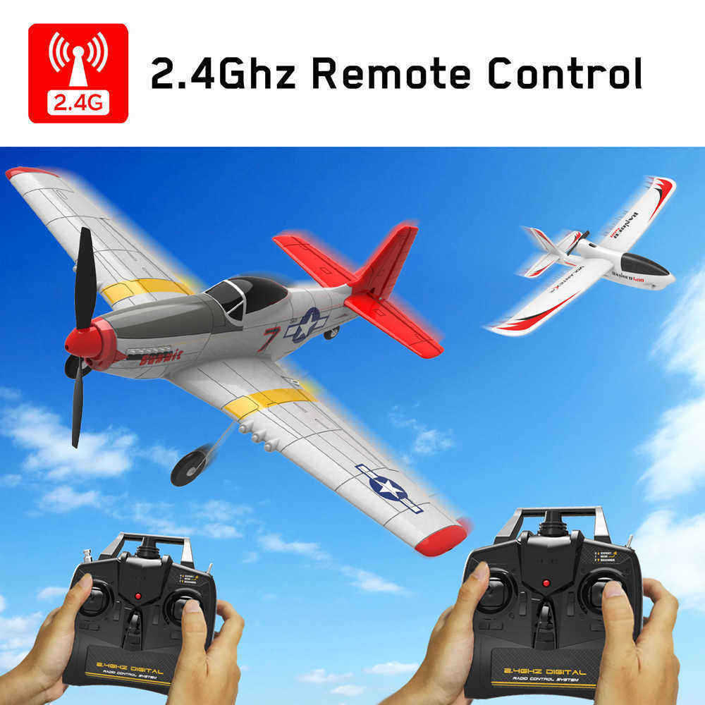 Eachine-Mini-Mustang-P-51D-EPP-400mm-Wingspan-24G-6-Axis-Gyro-RC-Airplane-Trainer-Fixed-Wing-RTF-One-1576734