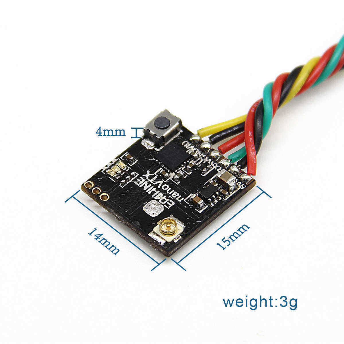 Eachine-NANO-VTX-58GHz-48CH-25100200400mW-Switchable-FPV-Transmitter-Support-OSDPitmodeIRC-Tramp-for-1525228