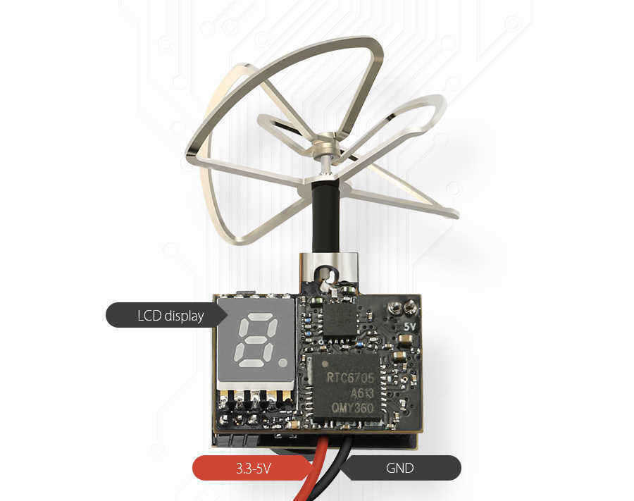 Eachine-TX02-NTSC-Super-Mini-AIO-58G-40CH-200mW-VTX-600TVL-14-Cmos-FPV-Camera-1088368