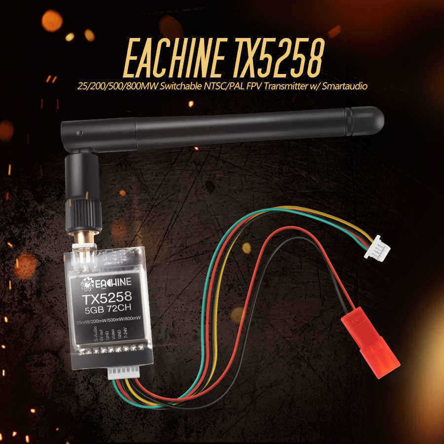 Eachine-TX5258-58G-72CH-25200500800mW-Switchable-FPV-Transmitter-Support-OSD-Configuring-Smartaudio-1248768