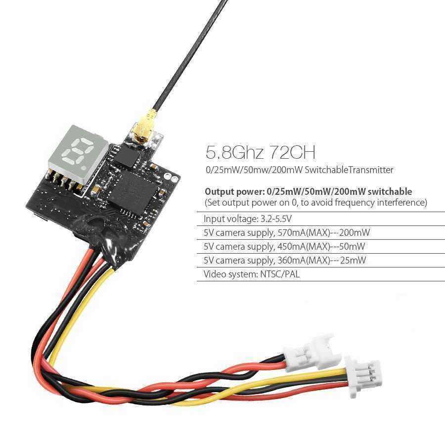 Eachine-VTX03-Super-Mini-58G-72CH-025mW50mw200mW-Switchable-FPV-Transmitter-1114206