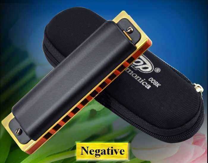 Easttop-T008K-10-Hole-Blues-Harmonica-A-B-C-D-E-F-G-Key-Black-1051483