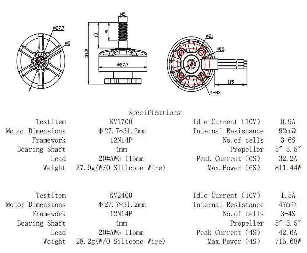 Emax-ECO-Series-2306-6S-1700KV-4S-2400KV-Brushless-Motor-for-RC-Drone-FPV-Racing-1415430