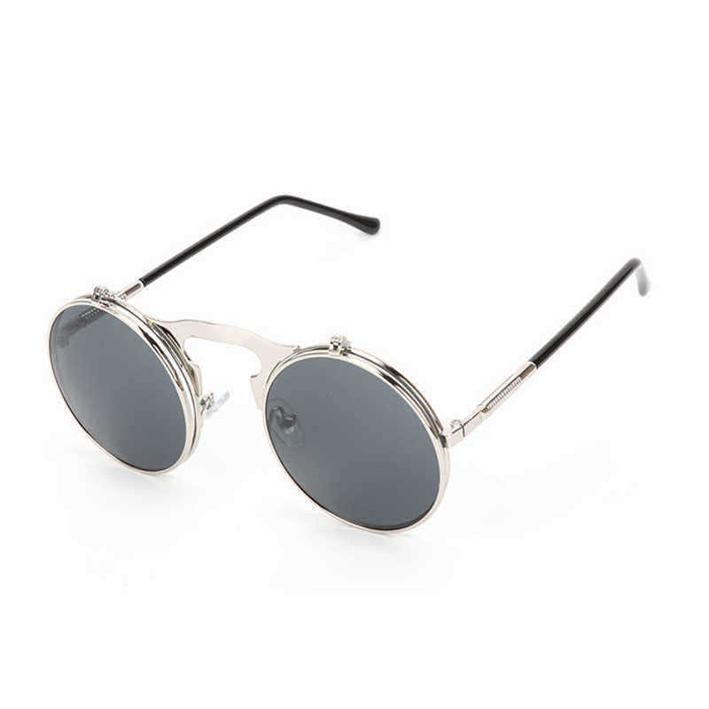 Fashion-UV400-Men-Women-Retro-Personality-Metal-Frame-Flip-Sunglasses-1360691