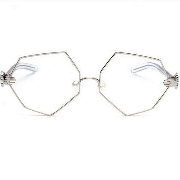 Fashion-Women-Gold-Silver-Polygon-Eyeglasses-Vintage-Pearl-Nose-Support-Clear-Lens-Glasses-1138387