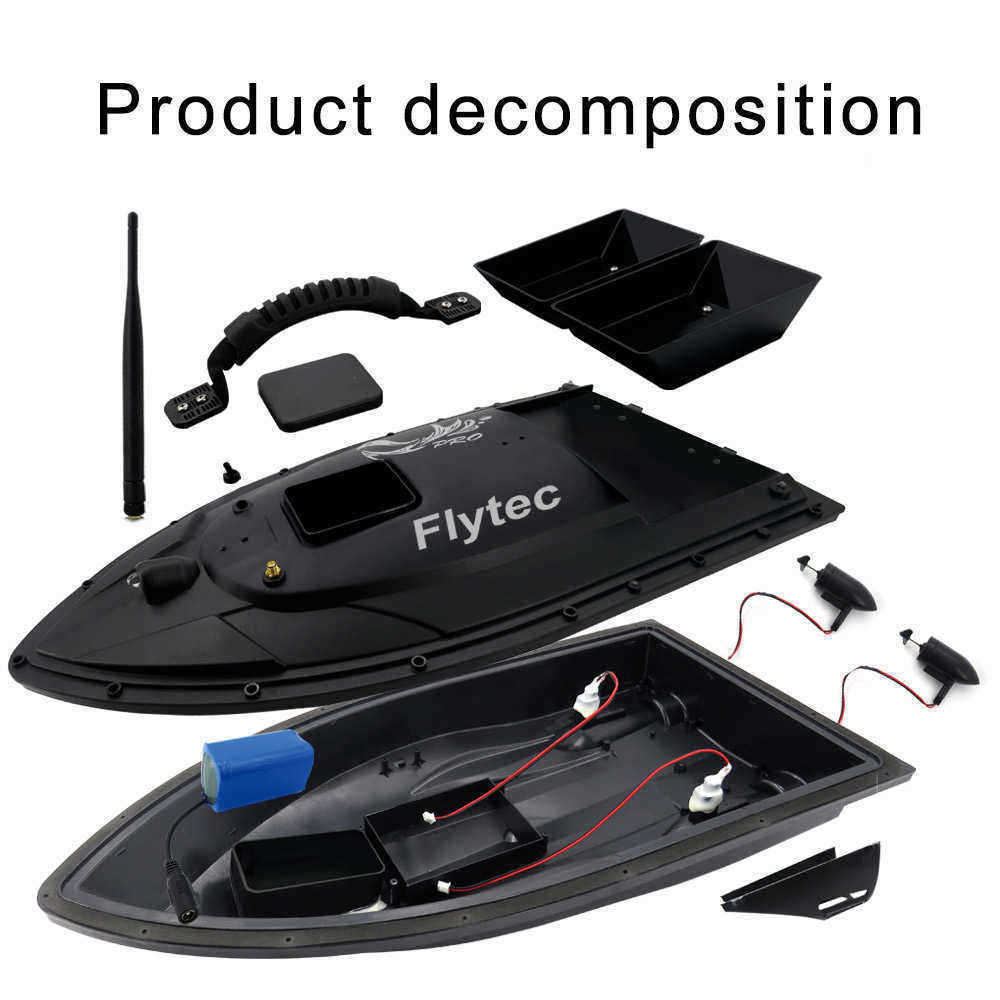 Flytec-V500-50cm-Fishing-Bait-RC-Boat-500M-Remote-Fish-Finder-54kmh-Double-Motor-Toys-1453837