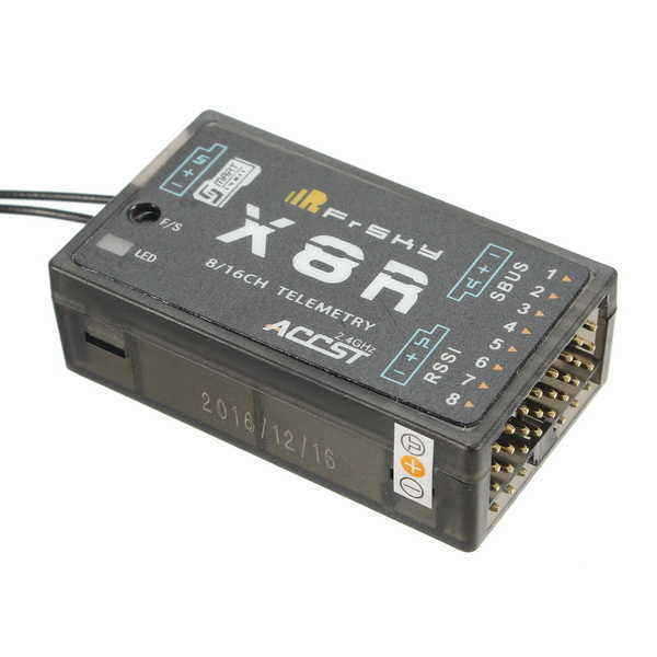 FrSky-X8R-24G-16CH-SBUS-Smart-Port--Full-Duplex-Telemetry-Receiver-With-New-Antenna-79386