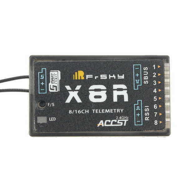 FrSky-X8R-24G-16CH-SBUS-Smart-Port--Full-Duplex-Telemetry-Receiver-With-New-Antenna-79386