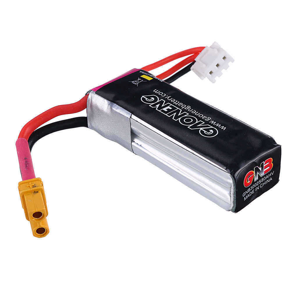 Gaoneng-76V-300mAh-80C160C-2S-HV-435V-XT30-Lipo-Battery-for-BETAFPV-Whoop-Quadcopter-1399691