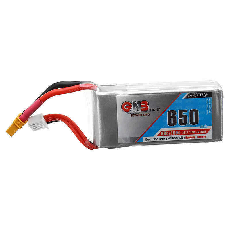 Gaoneng-GNB-111V-650mAh-80C160C-3S-Lipo-Battery-XT30-Plug-for-RC-Drone-1293404