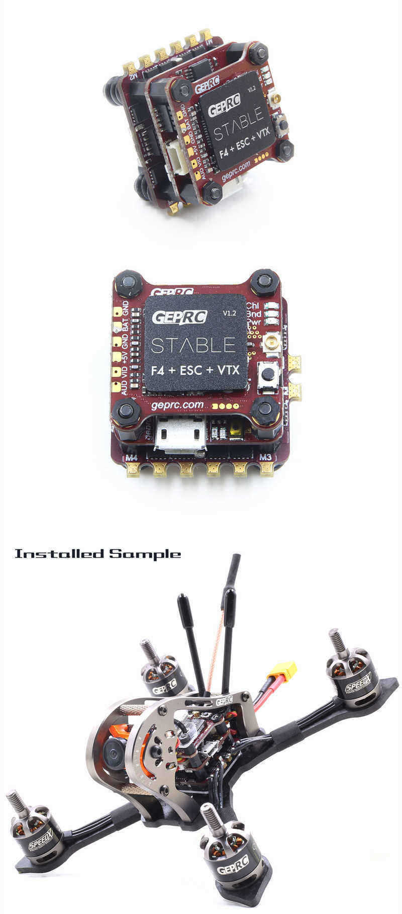 Geprc-20x20mm-Stable-Flytower-20A-BL_S-ESC-amp-Omnibus-F4-Flight-Controller-amp-48CH-25100200mW-VTX-1258447