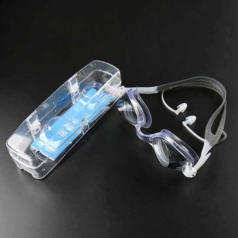 HD-Waterproof-Anti-fog-Swimming-Goggles-with-Earplug-PC-Anti-UV-Eyewear-Glasses-with-Case-1328441