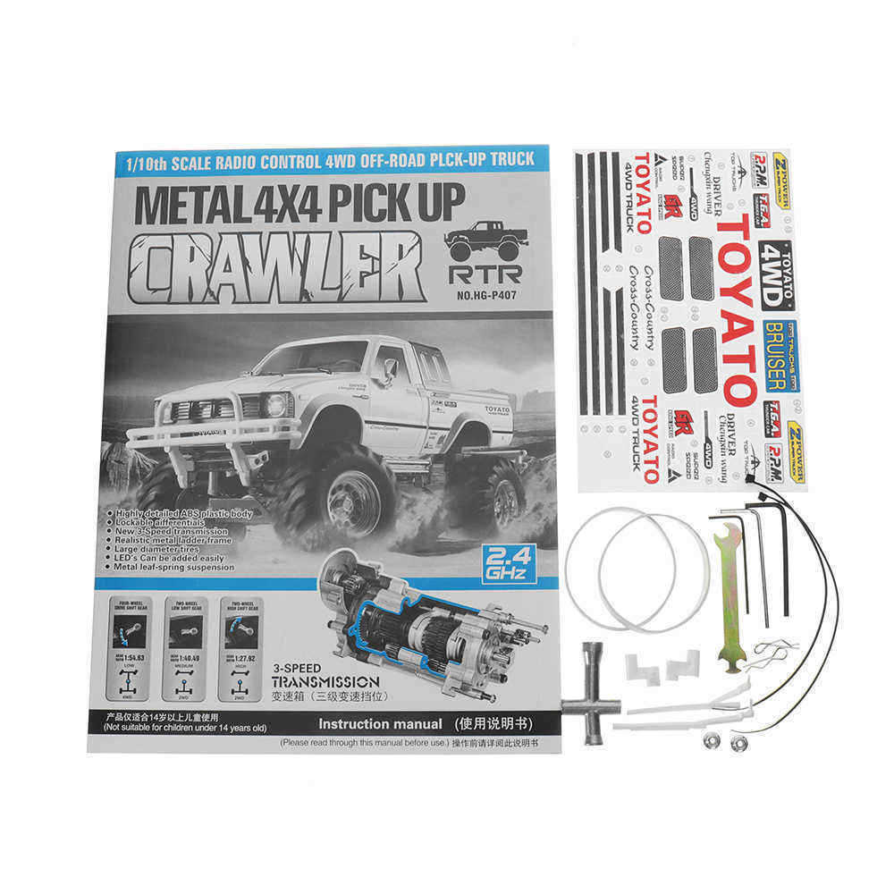 HG-P407-110-24G-4WD-Rally-Rc-Car-for-TOYATO-Metal-4X4-Pickup-Truck-Rock-Crawler-RTR-Toy-1307753