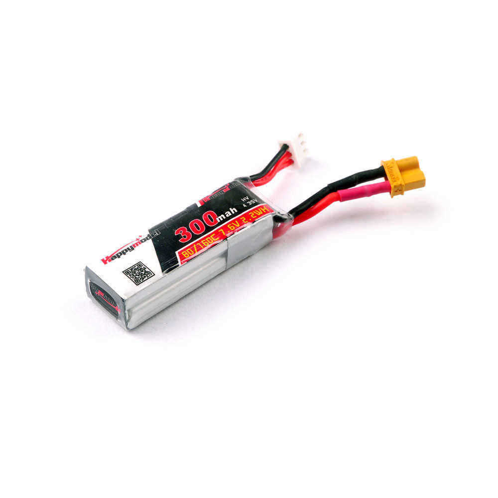 Happymodel-2S-300mAh-76V-HV-80C-Upgrade-Lipo-Battery-for-2S-Whoop-Mobula7-RC-Drone-1415949