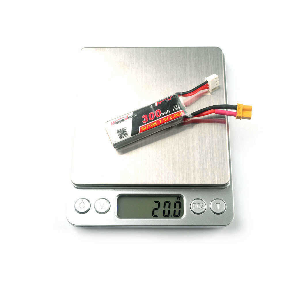 Happymodel-2S-300mAh-76V-HV-80C-Upgrade-Lipo-Battery-for-2S-Whoop-Mobula7-RC-Drone-1415949