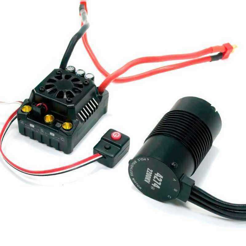 Hobbywing-EzRun-Max8-v3-150A-Waterproof-Brushless-ESC-TTRX-Plug2200KV-Motor-For-18-RC-Car-Parts-1273216