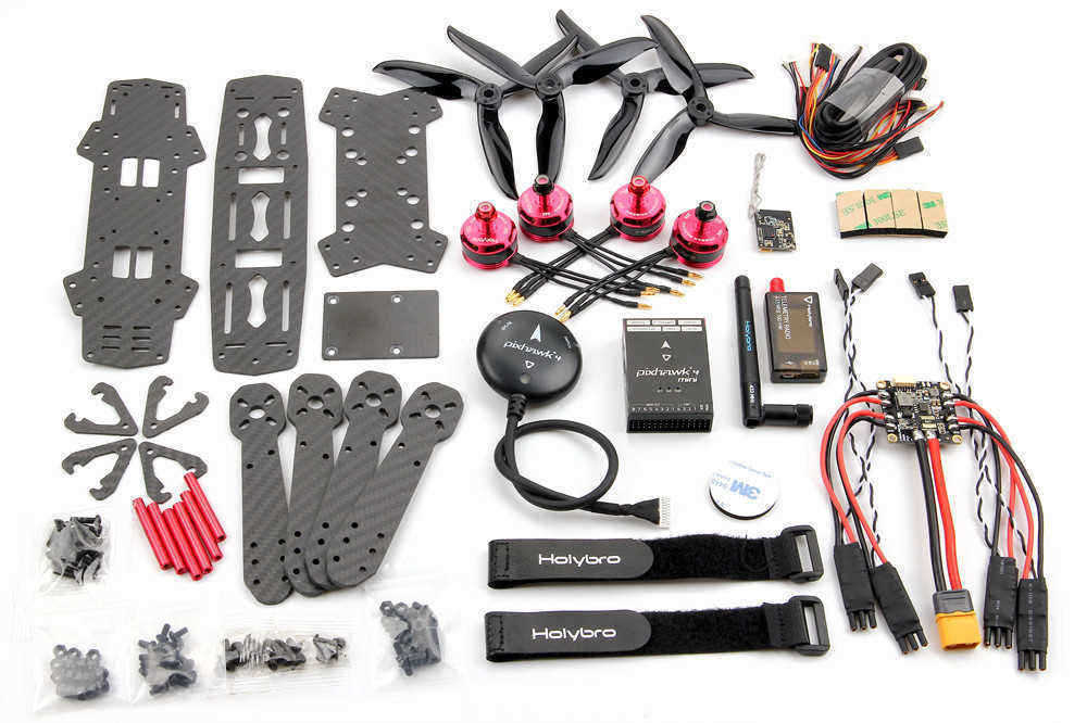 Holybro-Pixhawk-4-Mini-QAV250-Basic-Kit-RC-Quadcopter-RC-Drone-W-Pixhawk-4-GPS-DR2205-KV2300-Motor-1438132