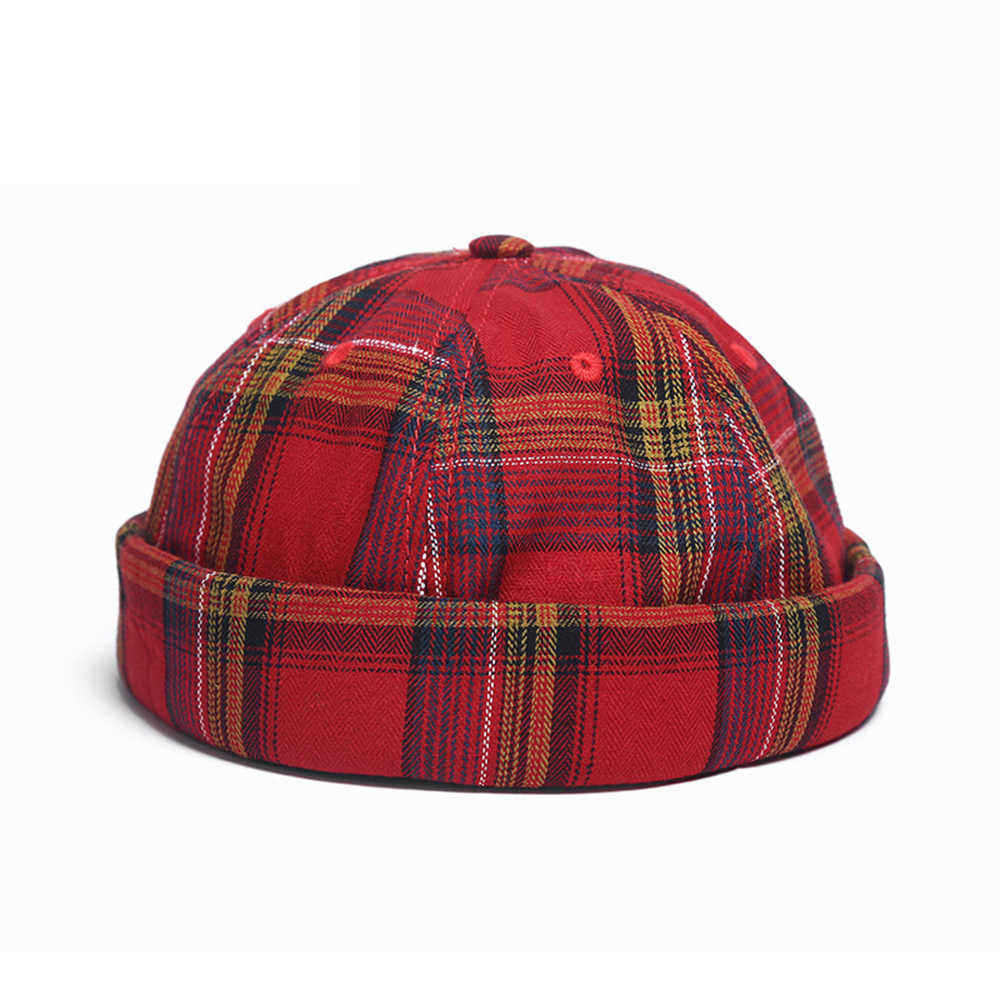 Landlord-Cap-Dome-Cap-Innocent-Plaid-Sailor-Cap--Street-Trends-Melon-Stripe-Brimless-Hats-1542982