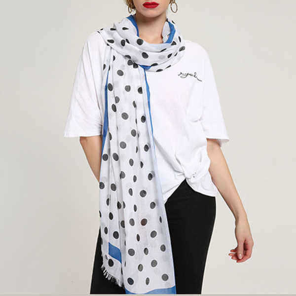 Linen-Lightweight-Simple-Wave-Point-Print-Scarf-Wraps-Women-Fashion-Summer-Shawl-1275488