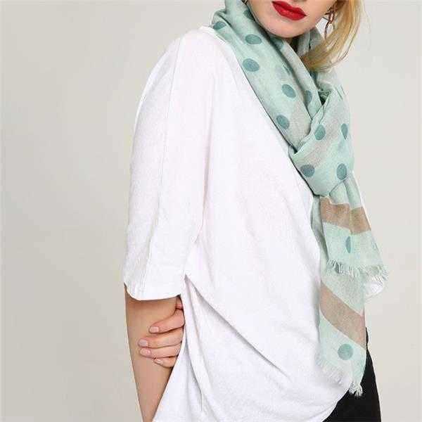 Linen-Lightweight-Simple-Wave-Point-Print-Scarf-Wraps-Women-Fashion-Summer-Shawl-1275488