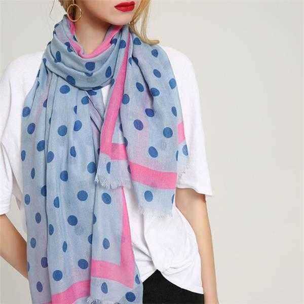 Linen-Lightweight-Simple-Wave-Point-Print-Scarf-Wraps-Women-Fashion-Summer-Shawl-1275488