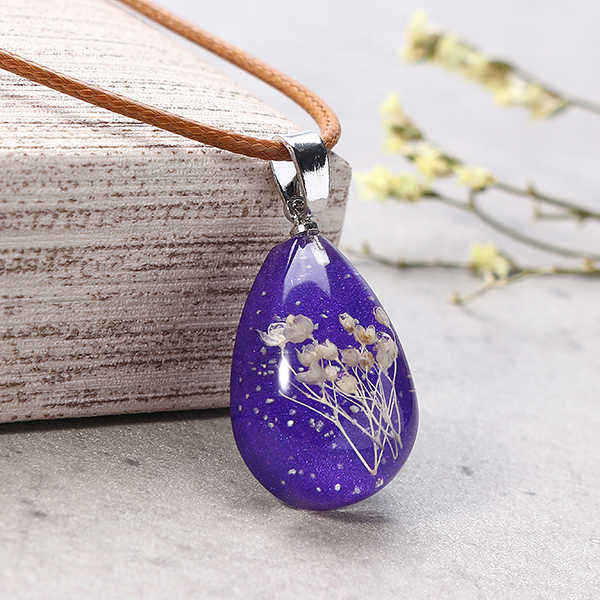 Luminous-Resin-Dried-Flower-Charm-Neckalce-Water-Drop-Pendant-Crystal-for-Women-1243943