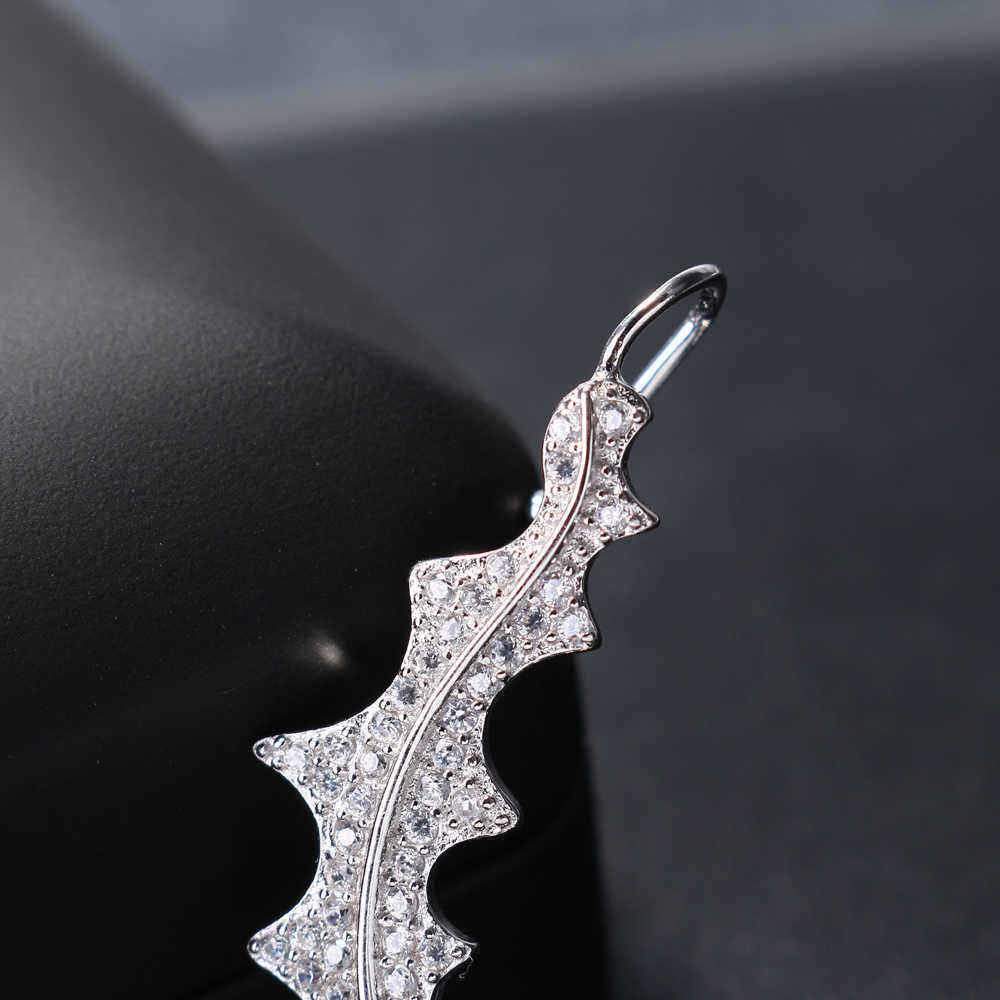 Luxury-925-Sterling-Silver-Earrings-Leaf-Full-Zirconia-Ear-Cuff-Piercing-Earrings-for-Women-1283380