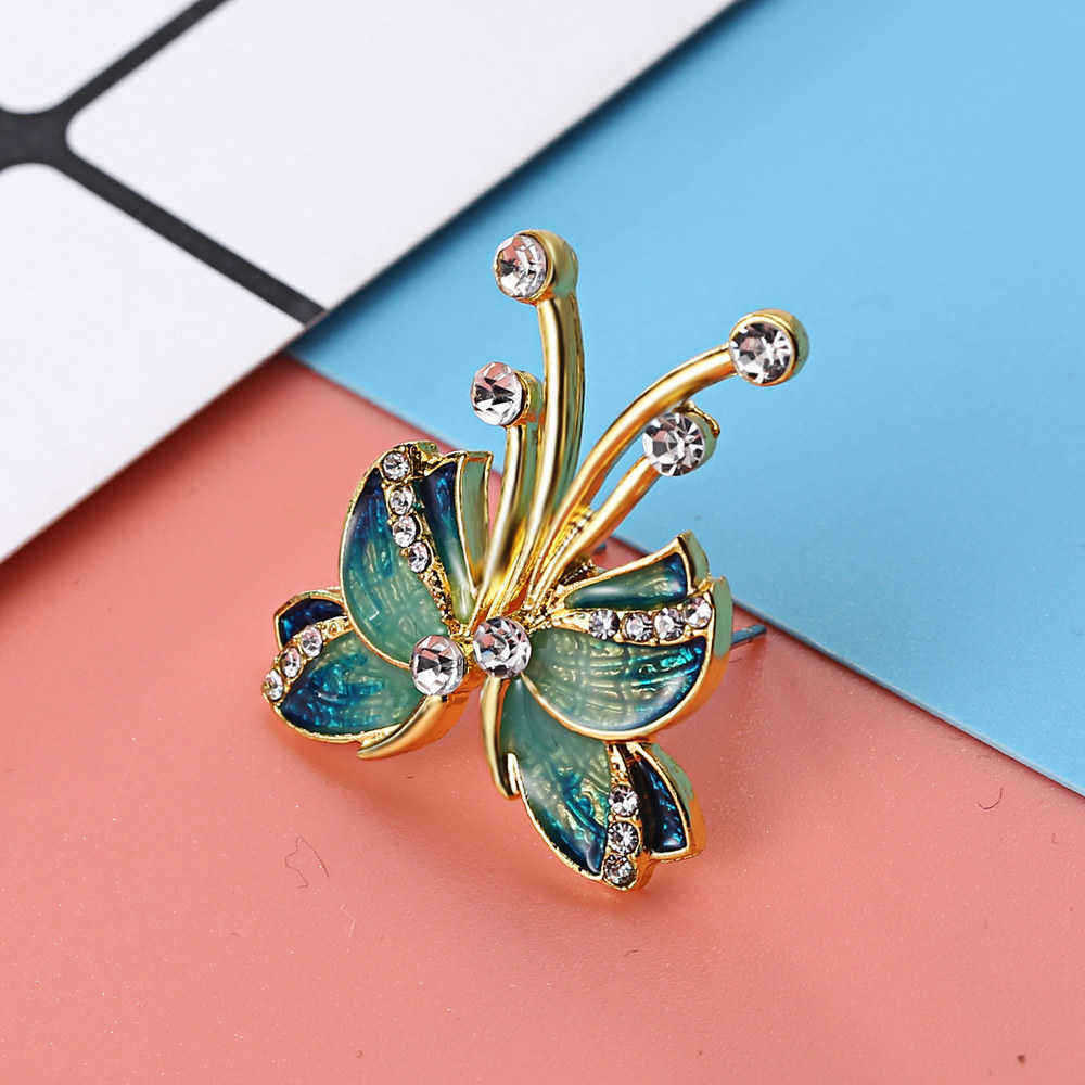 Luxury-Butterfly-Gold-Earring-Sweet-Ceramic-Rhinestones-Crystal-Ear-Stud-Gift-for-Women-1313439