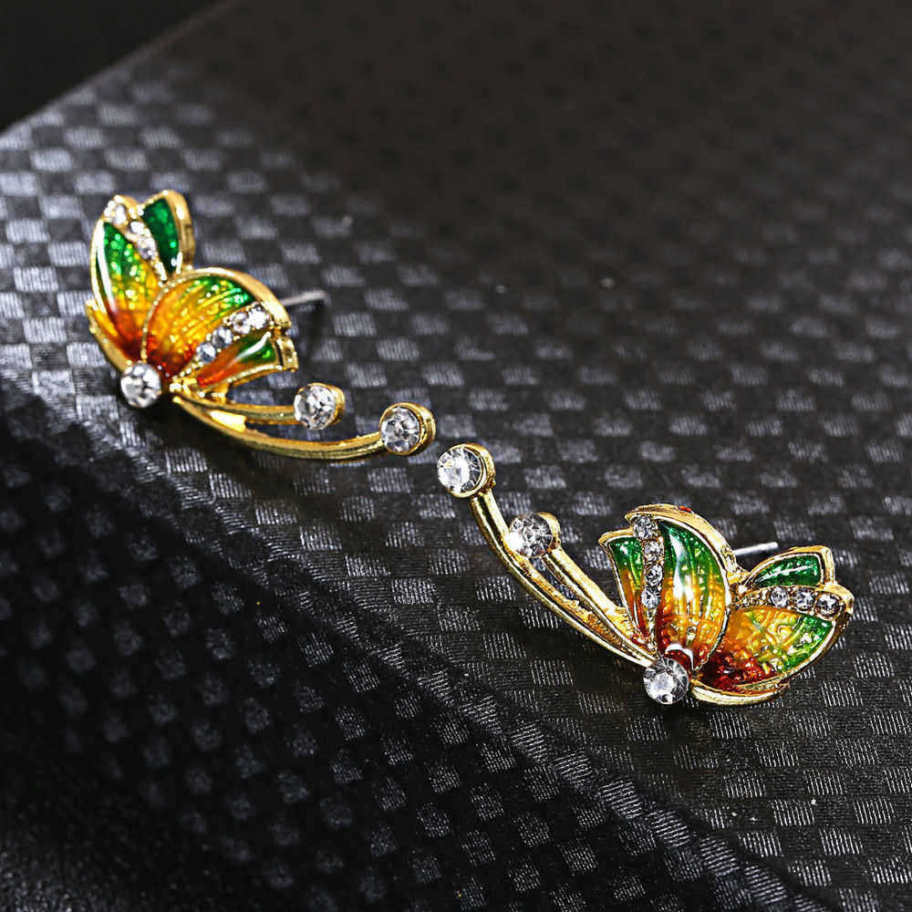 Luxury-Butterfly-Gold-Earring-Sweet-Ceramic-Rhinestones-Crystal-Ear-Stud-Gift-for-Women-1313439