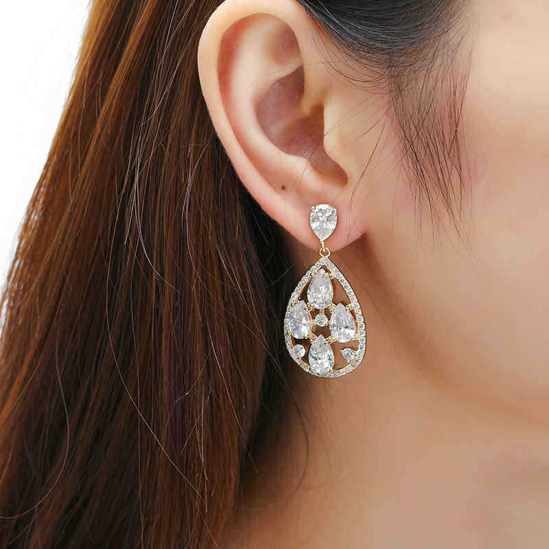 Luxury-Elegant-Earrings-24K-Gold-Platinum-Plated-Shiny-Gemstone-Inlay-Water-Drop-Pendant-Ear-Stud-1169901