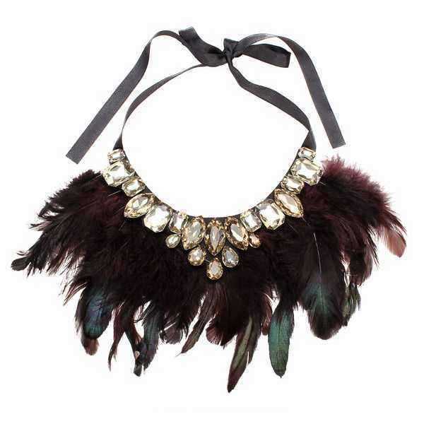 Luxury-Feather-Crystal-Pendant-Statement-Ribbon-Collar-Choker-Necklace-964835