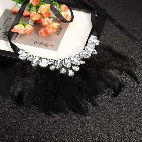 Luxury-Feather-Crystal-Pendant-Statement-Ribbon-Collar-Choker-Necklace-964835