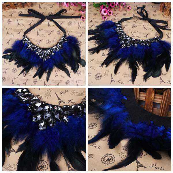 Luxury-Feather-Crystal-Pendant-Statement-Ribbon-Collar-Choker-Necklace-964835