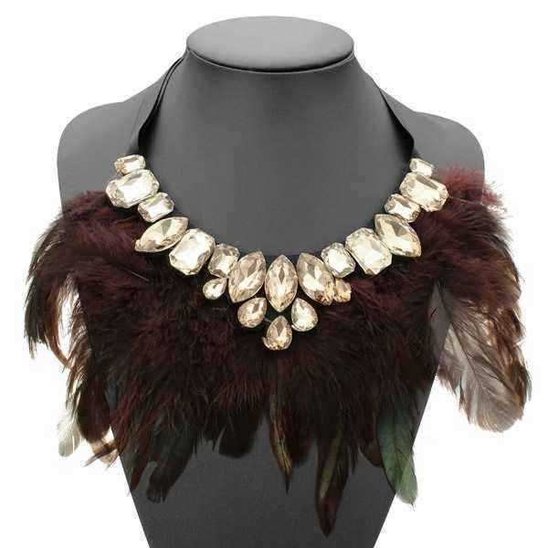 Luxury-Feather-Crystal-Pendant-Statement-Ribbon-Collar-Choker-Necklace-964835