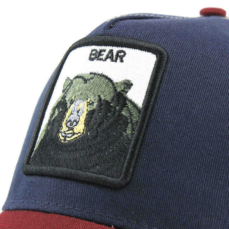 Men-Cartoon-Print-Baseball-Cap-Animal-Bear-Embroidery-Baseball-Cap-1472986