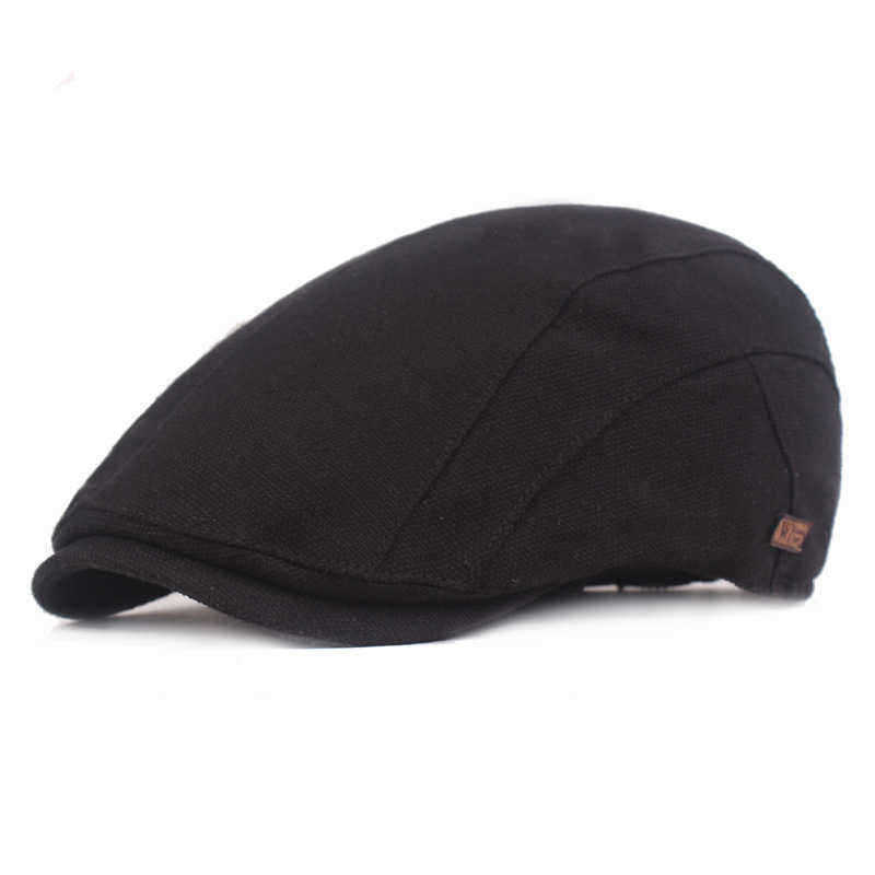 Men-Cotton-Beret-Caps-Forward-Caps-Outdoor-Travel-Hats-Retro-Hat-1517960