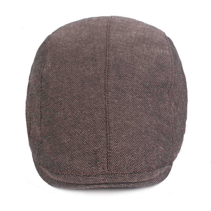 Men-Cotton-Beret-Caps-Forward-Caps-Outdoor-Travel-Hats-Retro-Hat-1517960