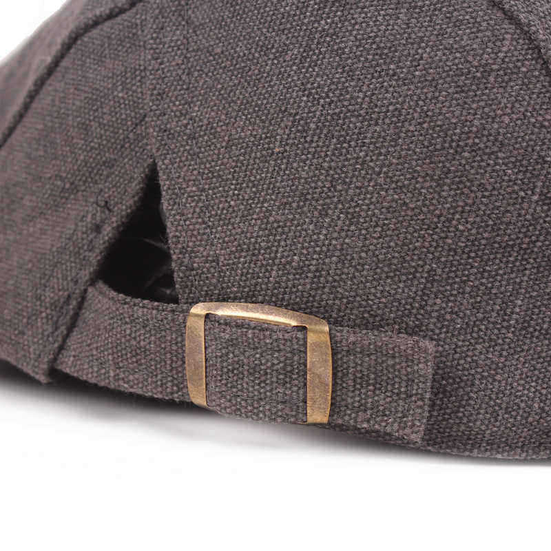 Men-Cotton-Beret-Caps-Forward-Caps-Outdoor-Travel-Hats-Solid-Berets-1517964