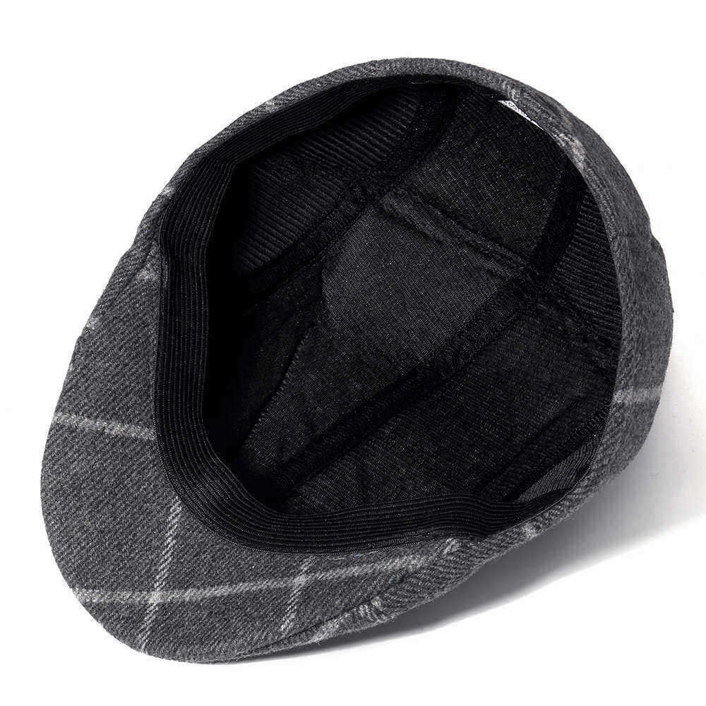 Men-Cotton-Retro-Plaid-Painter-Beret-Hat-Outdoor-Winter-Newsboy-Ivy-Flat-Caps-1386881