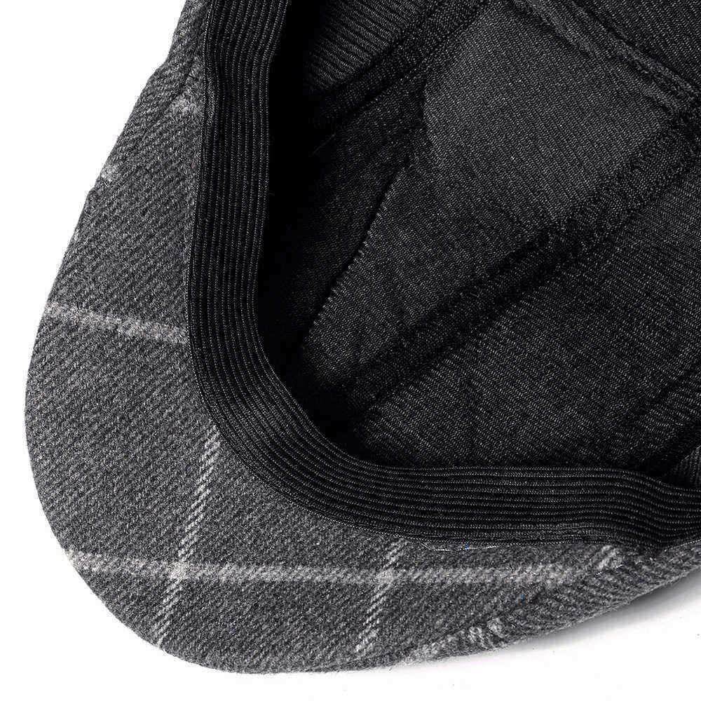 Men-Cotton-Retro-Plaid-Painter-Beret-Hat-Outdoor-Winter-Newsboy-Ivy-Flat-Caps-1386881