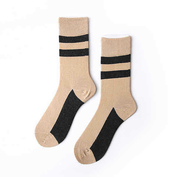 Men-Cotton-Stripe-Patchwork-Ankle-Socks-Low-Cut-Outdoor-Sport-Sneaker-Slippers-Sock-1262905