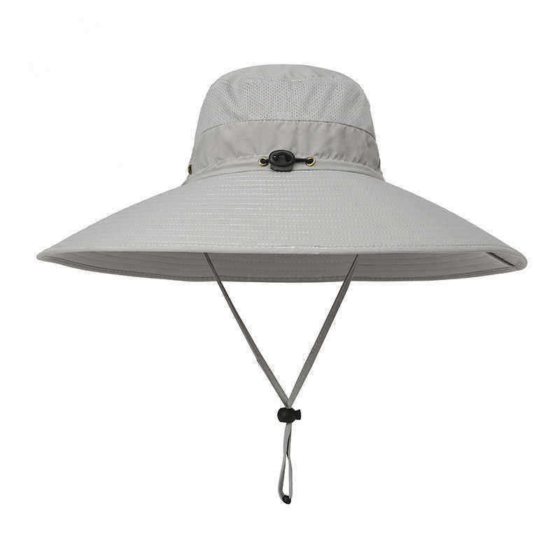 Men-Outdoor-Mesh-Breathable-Sunscreen-Wide-Brim-UV-Protection-Fishing-Sun-Hat-1332743