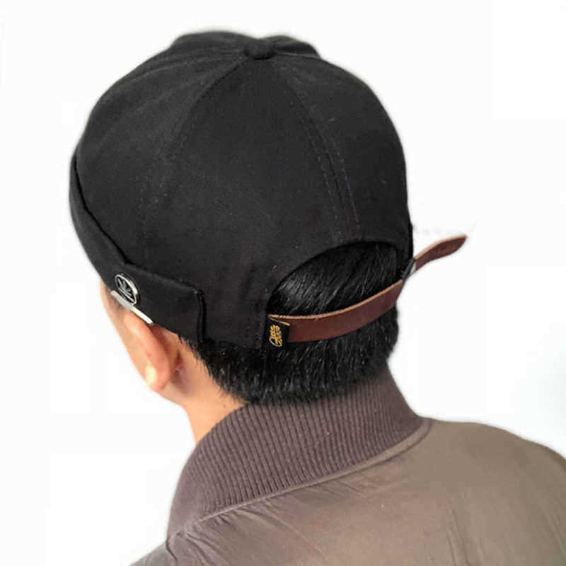 Men-Retro-Cotton-Adjustable-Brimless-Hats-Outdoor-Skullcap-Sailor-Cap-1378454