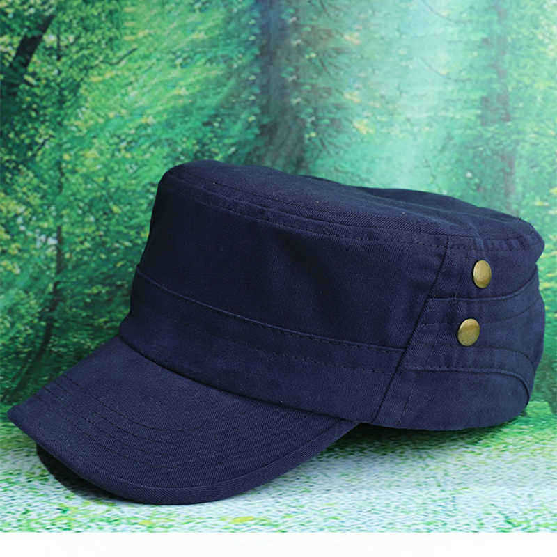 Men-Unisex-Outdoor-Adjustable-Cotton-Flat-Hats-Casual-Sport-Military-Cap-1405723