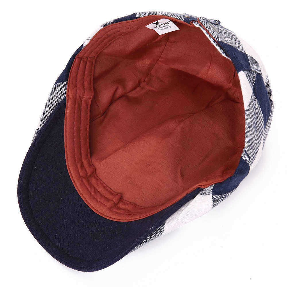 Men-Unisex-Summer-Adjustable-Cotton-and-Linen-Painter-Beret-Caps-1419530