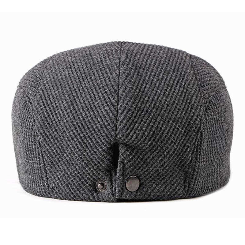 Men-Visor-Knit-Newsboy-Beret-Caps-Outdoor-Casual-Winter-Cabbie-Ivy-Flat-Hat-1386845