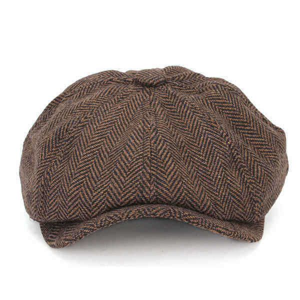 Men-Visor-Woolen-Blending-Newsboy-Beret-Caps-Outdoor-Casual-Winter-Cabbie-Ivy-Flat-Hat-1125982